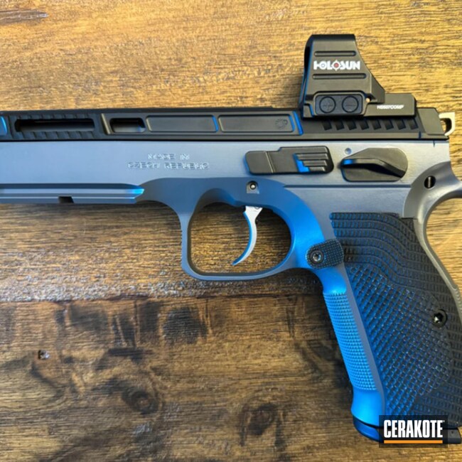 Cz Coated With Cerakote In H-210 And C-209