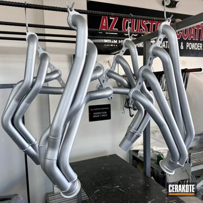 Cerakoting Headers Glacier Silver