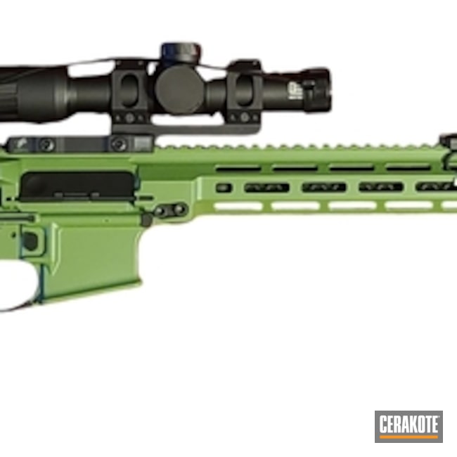 Gen Ii Solid Leaf Green On Lmt Defense Ar-15