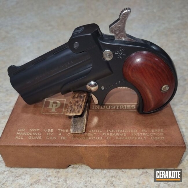 Derringer Coated With Cerakote In Blackout