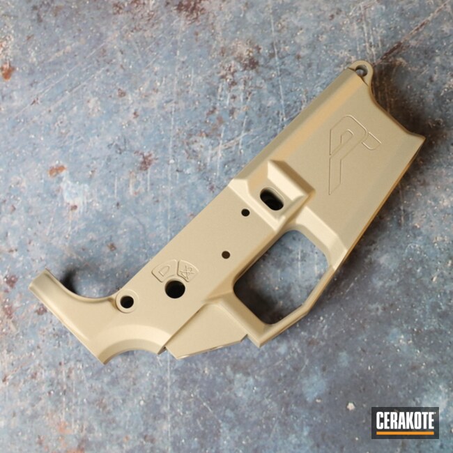 Aero Lower Coated With Cerakote In H-122