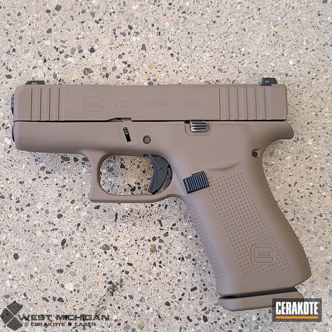 Desert Sand Glock 43X | Cerakote