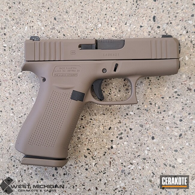 Desert Sand Glock 43X | Cerakote