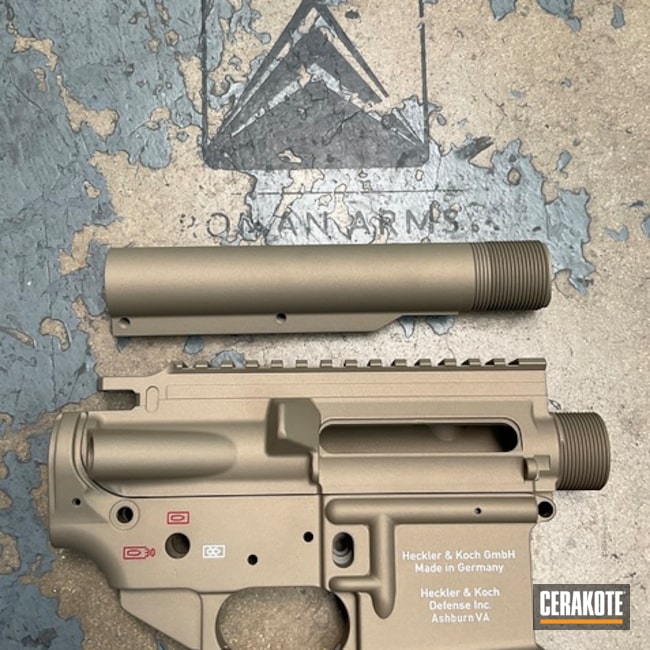 Titanium And Gold H&k Receiver