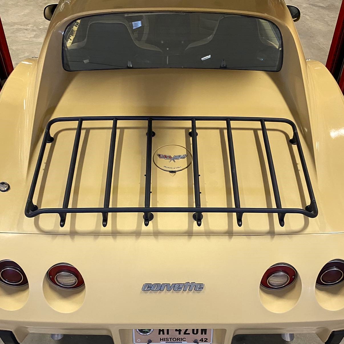 Corvette Rim Display Rack 1977 Corvette Luggage Rack | Cerakote