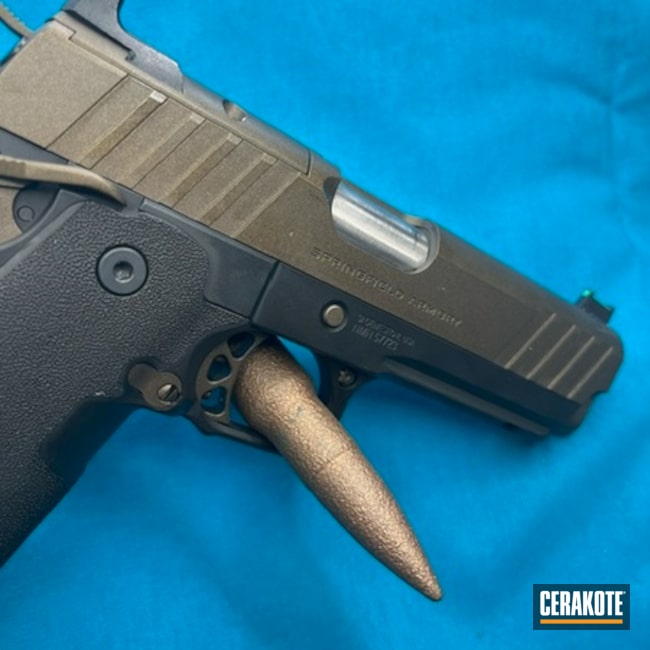 Springfield Prodigy Coated With Cerakote In H-190 And H-359