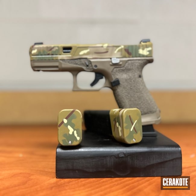 Custom Multicam Glock 19 