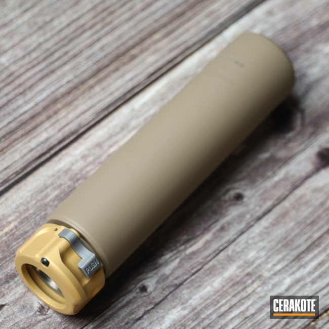 Surefire Silencer Coated With Cerakote