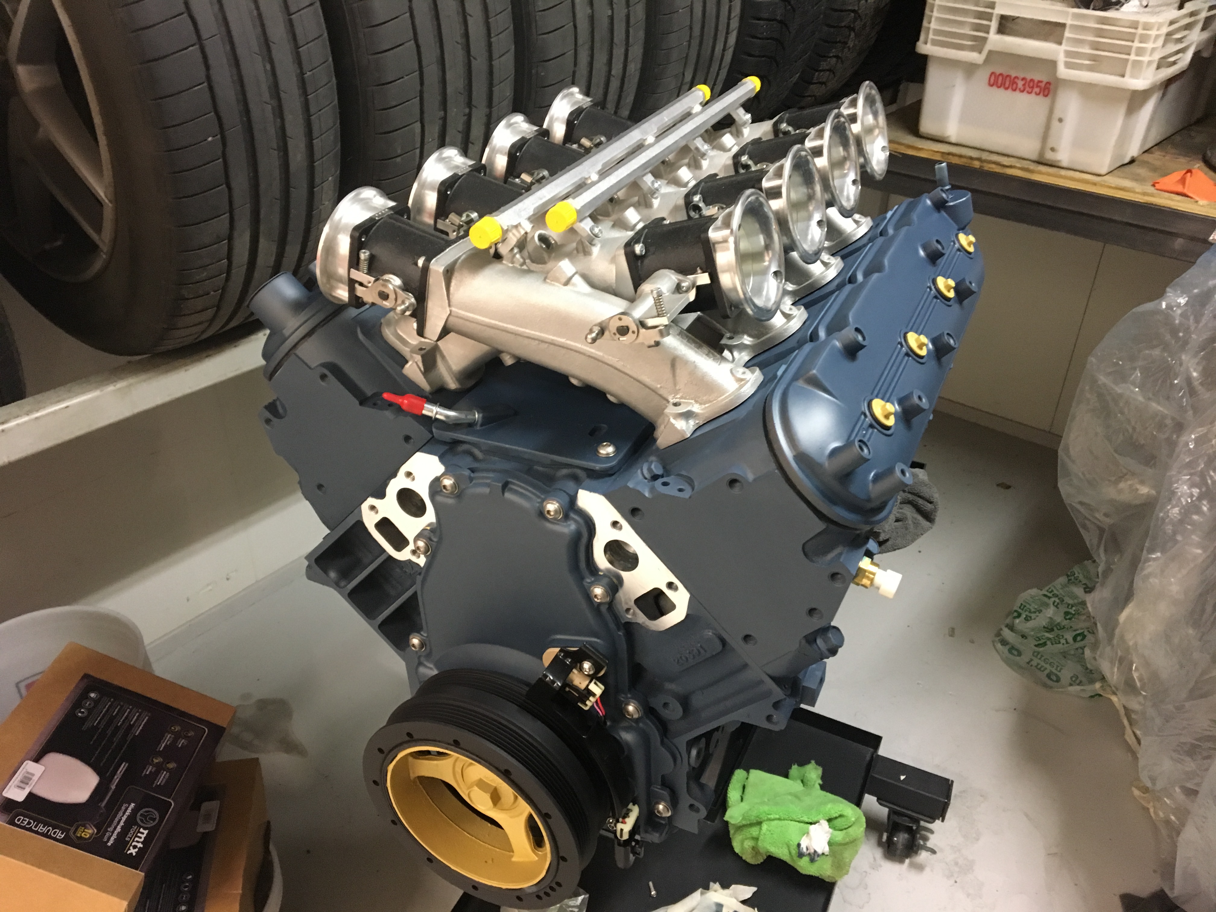 Grey Engine LS3 Engine | Cerakote