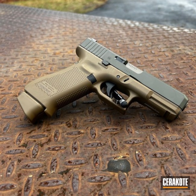 Glock 19x Slide Coated In E-210 And Barrel Coating In E-200