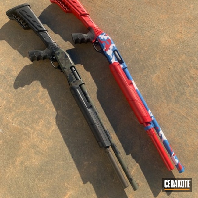 2 Gforce Shotguns With Mag Tube Extensions 