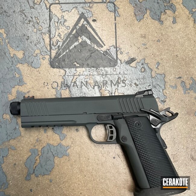 Ria 1911 Coated With Cerakote In H-210 And H-146