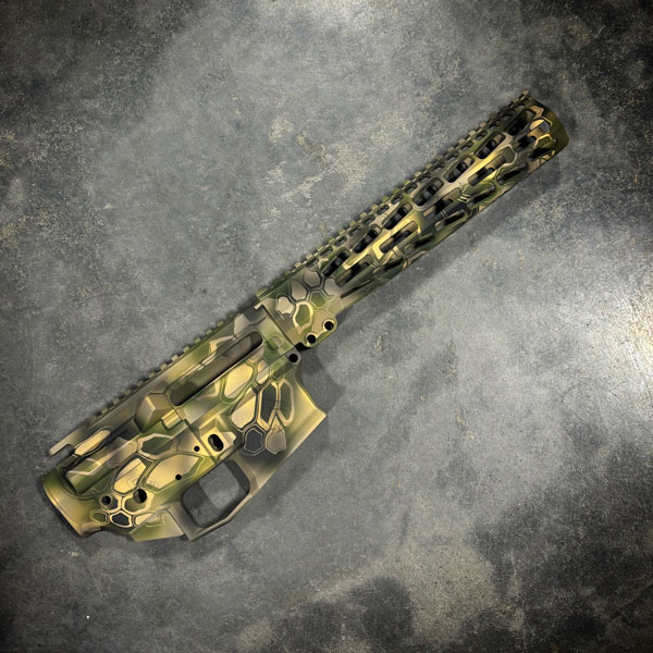 CUSTOM KRYPTEK ON AR15 RECEIVER SET | Cerakote