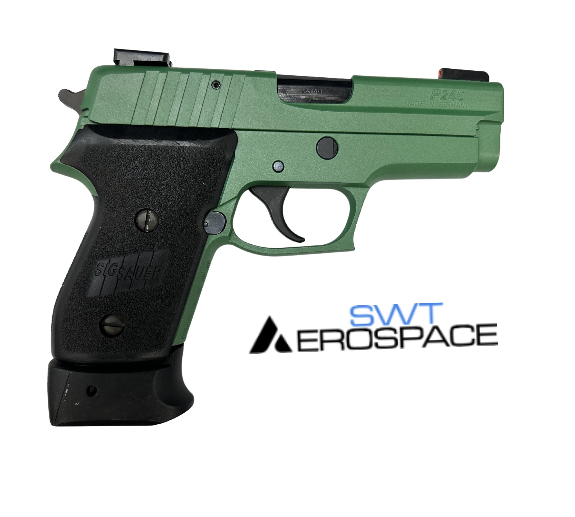 P245 Sig Sauer P245 Cerakoted in Squatch Green | Cerakote