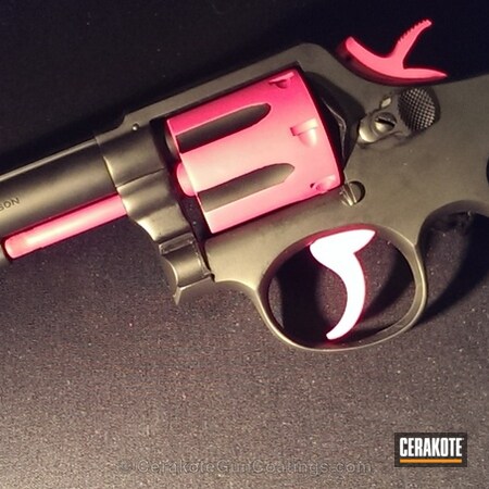 Powder Coating: Smith & Wesson,Pink,Handguns,SIG™ PINK H-224,Armor Black H-190,Revolver,Pink Gun,Pink Cerakote
