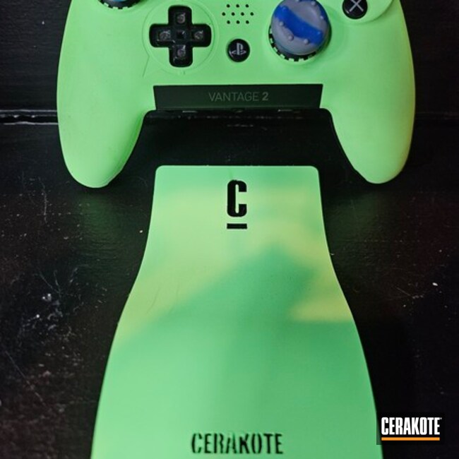 Parakeet Green Playstation Controller 