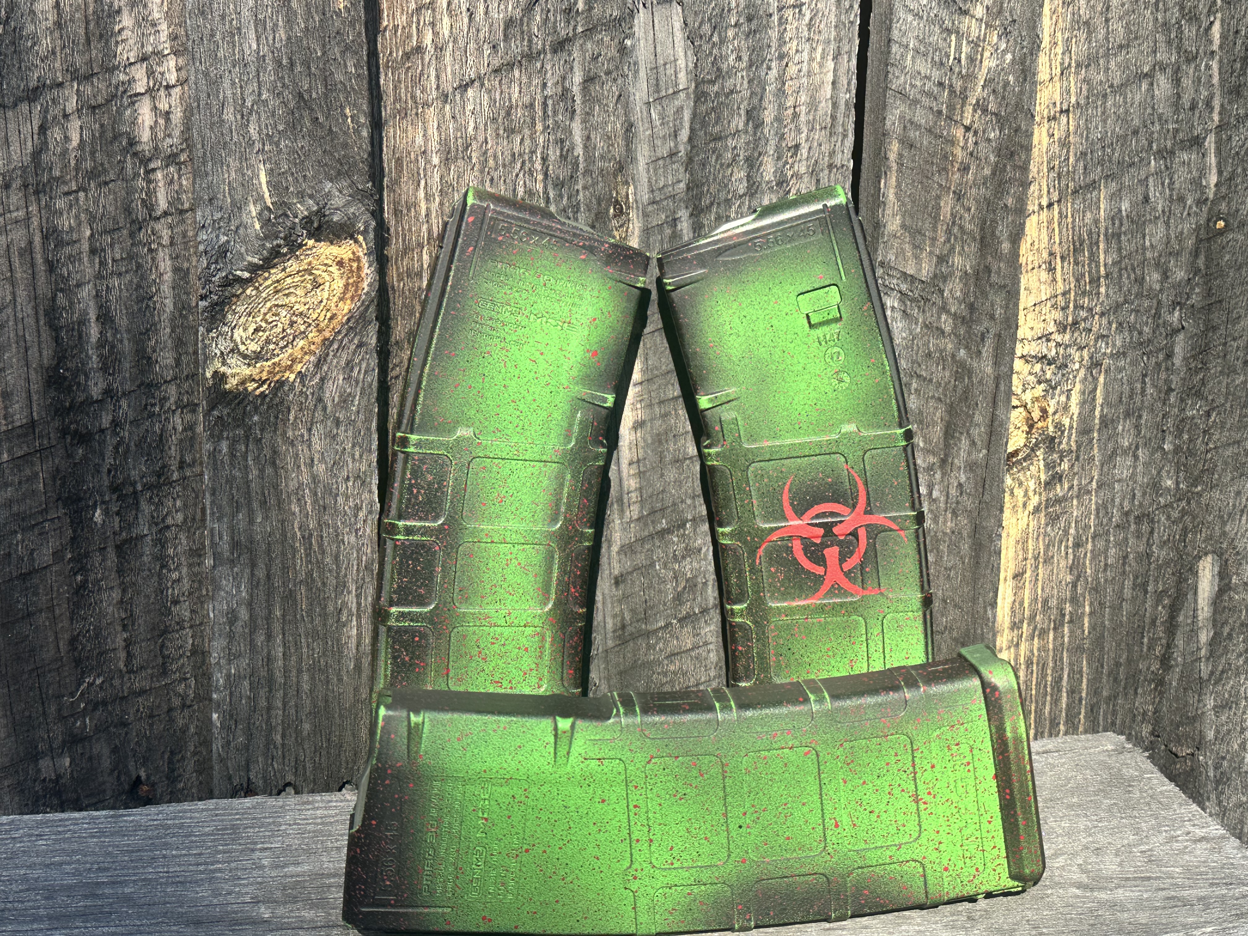 Biohazard Ar Biohazard Zombie AR-15 | Cerakote