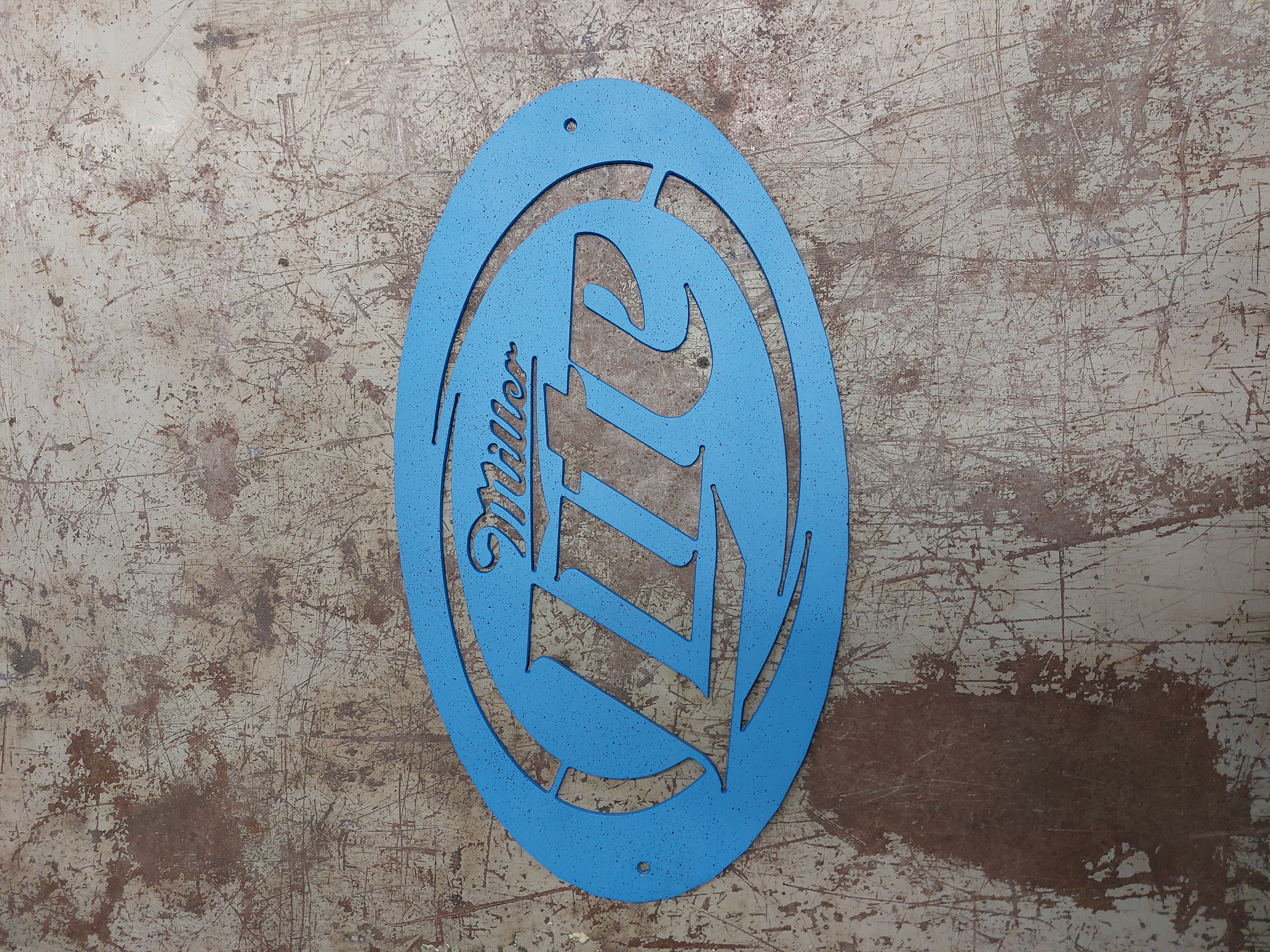 Miller Lite Metal Sign | Cerakote