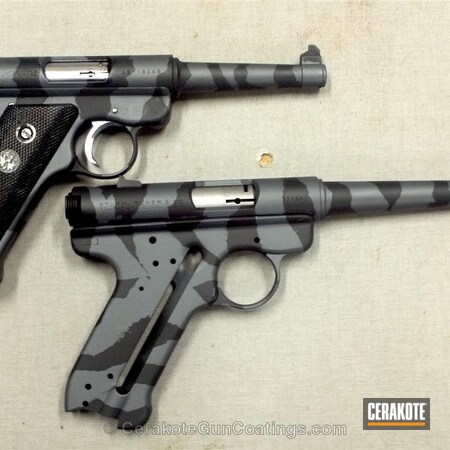 Powder Coating: Graphite Black H-146,Handguns,Sniper Grey H-234,Sniper Grey,Ruger