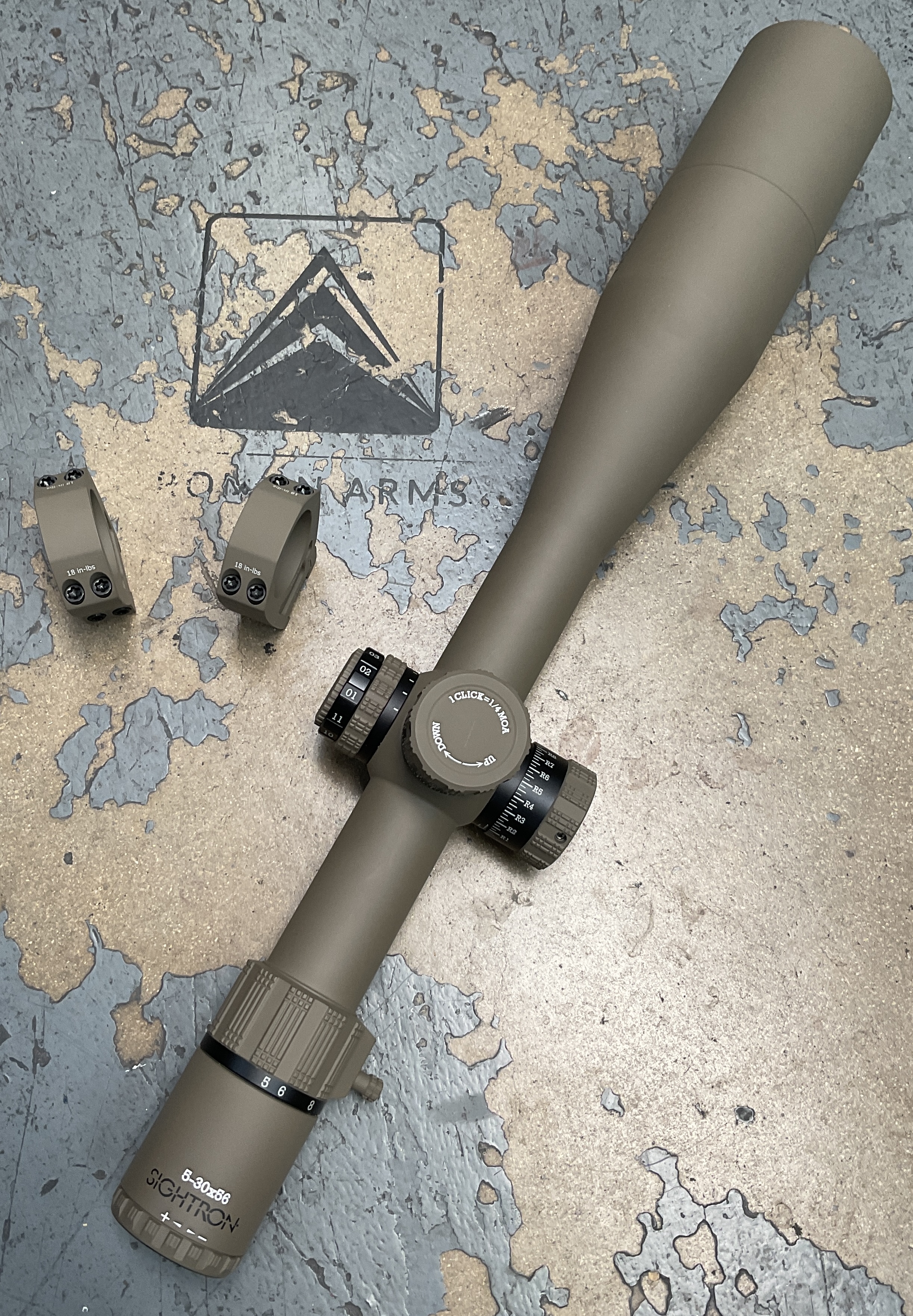 Sightron Ed Glass S6 finished in H-267 | Cerakote