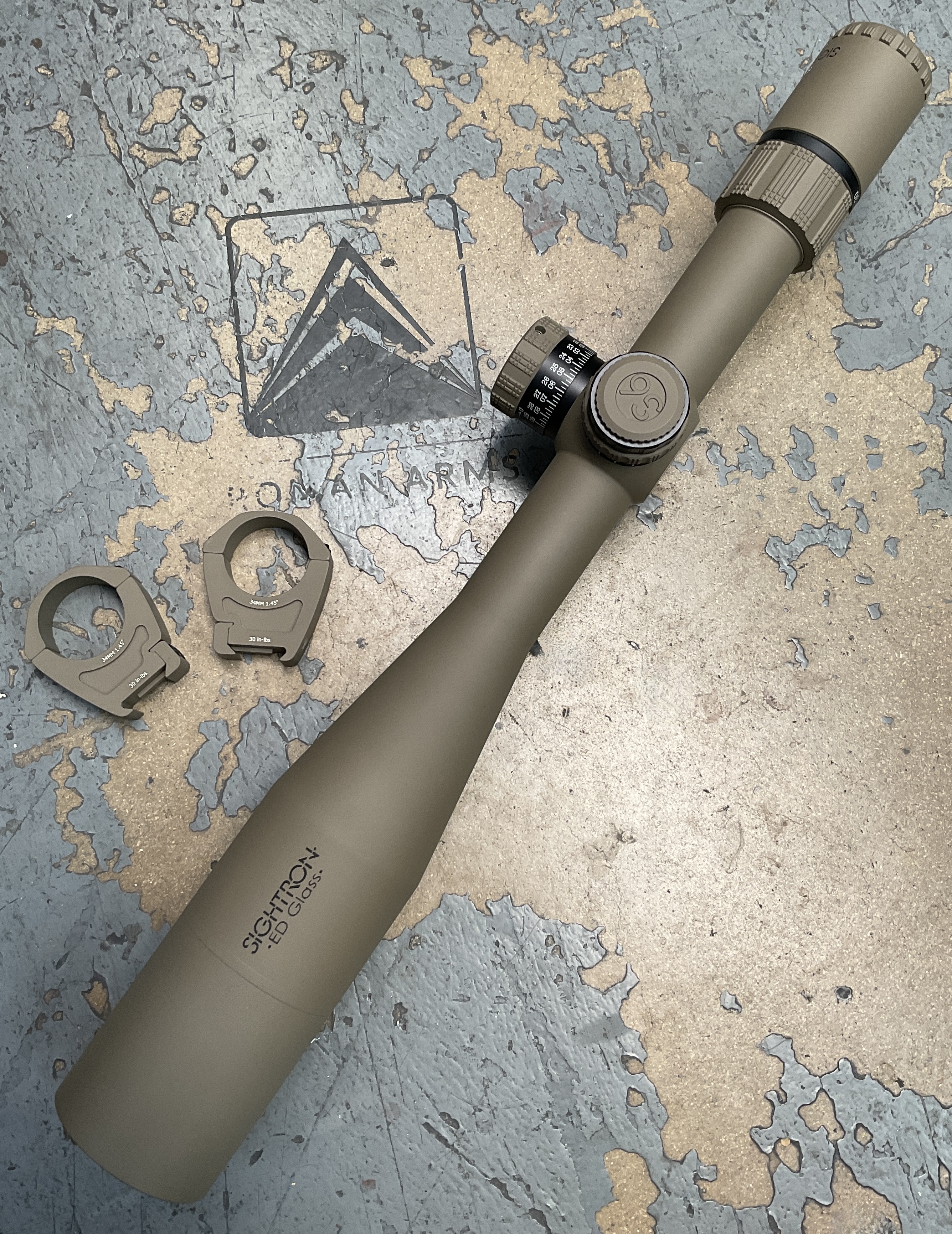 Sightron Ed Glass S6 finished in H-267 | Cerakote