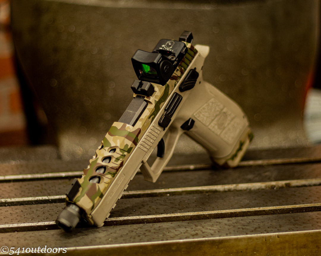 Direct Rmr Cut CZ P-09 Urban Grey with LOTS of extras! Full Cajun Kit, RMR Cut, Raptor ...