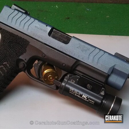 Powder Coating: Handguns,Blue Titanium H-185,Springfield Armory