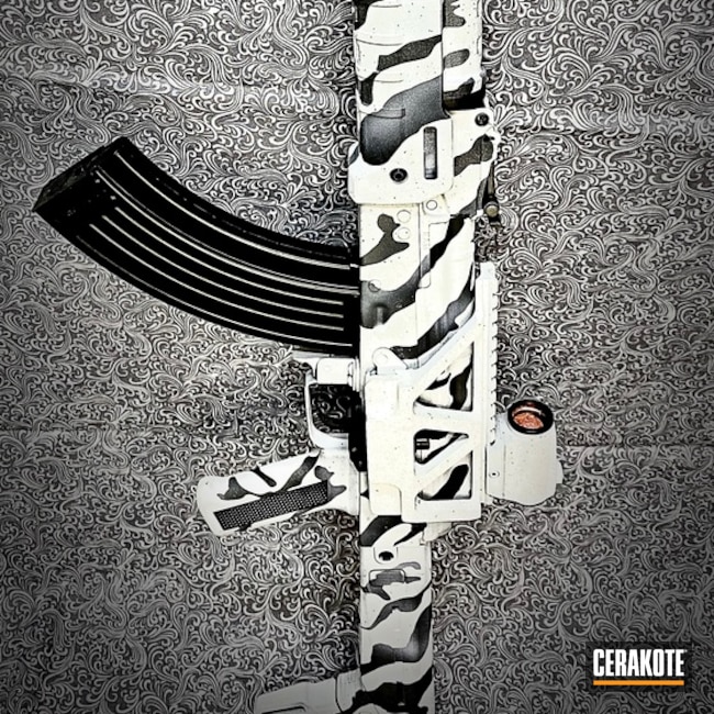 Ak47 Coated With Cerakote In H-151, H-234, H-312 And Hir-146