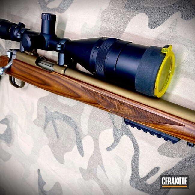 Ruger 77-22 Coated With Cerakote In H-148