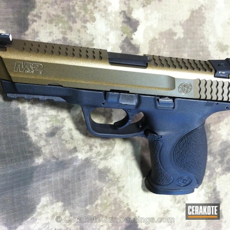 Powder Coating: Slide,Smith & Wesson,Handguns,Coated,Burnt Bronze H-148