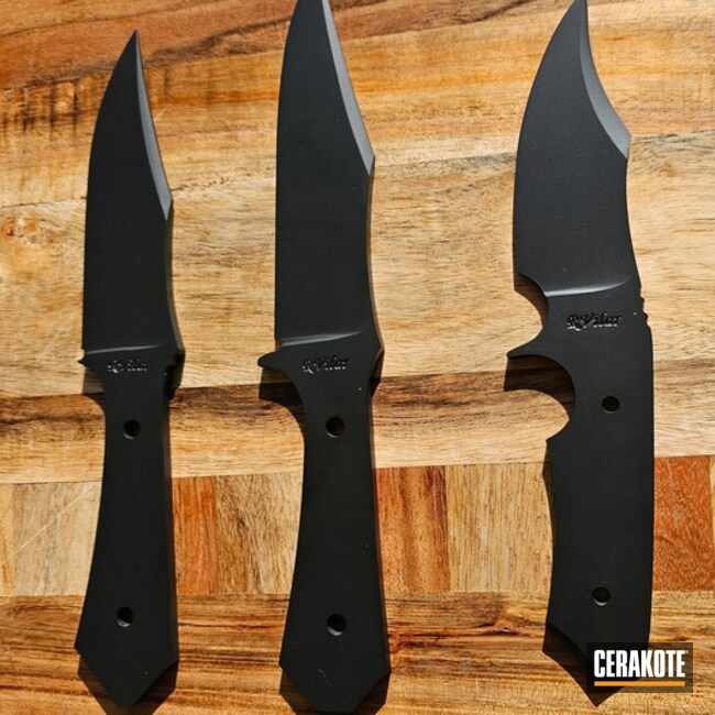 Graphite Black Custom Knives