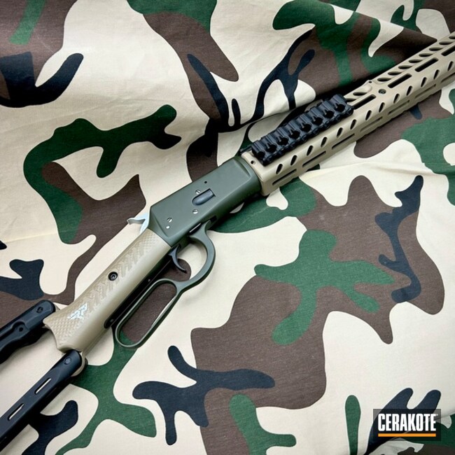 Tactical Lever Coated With Cerakote