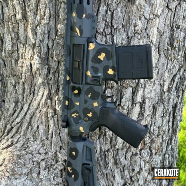 Sniper Grey, Graphite Black And Gold Ar10
