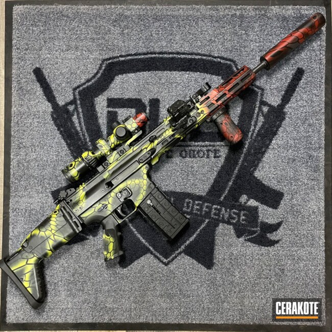 Custom Scar 16 Flame Kryptec