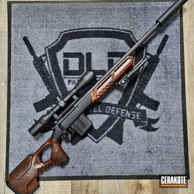 Custom Dld Bolt Action 223 Rifle With Wood Furniture 