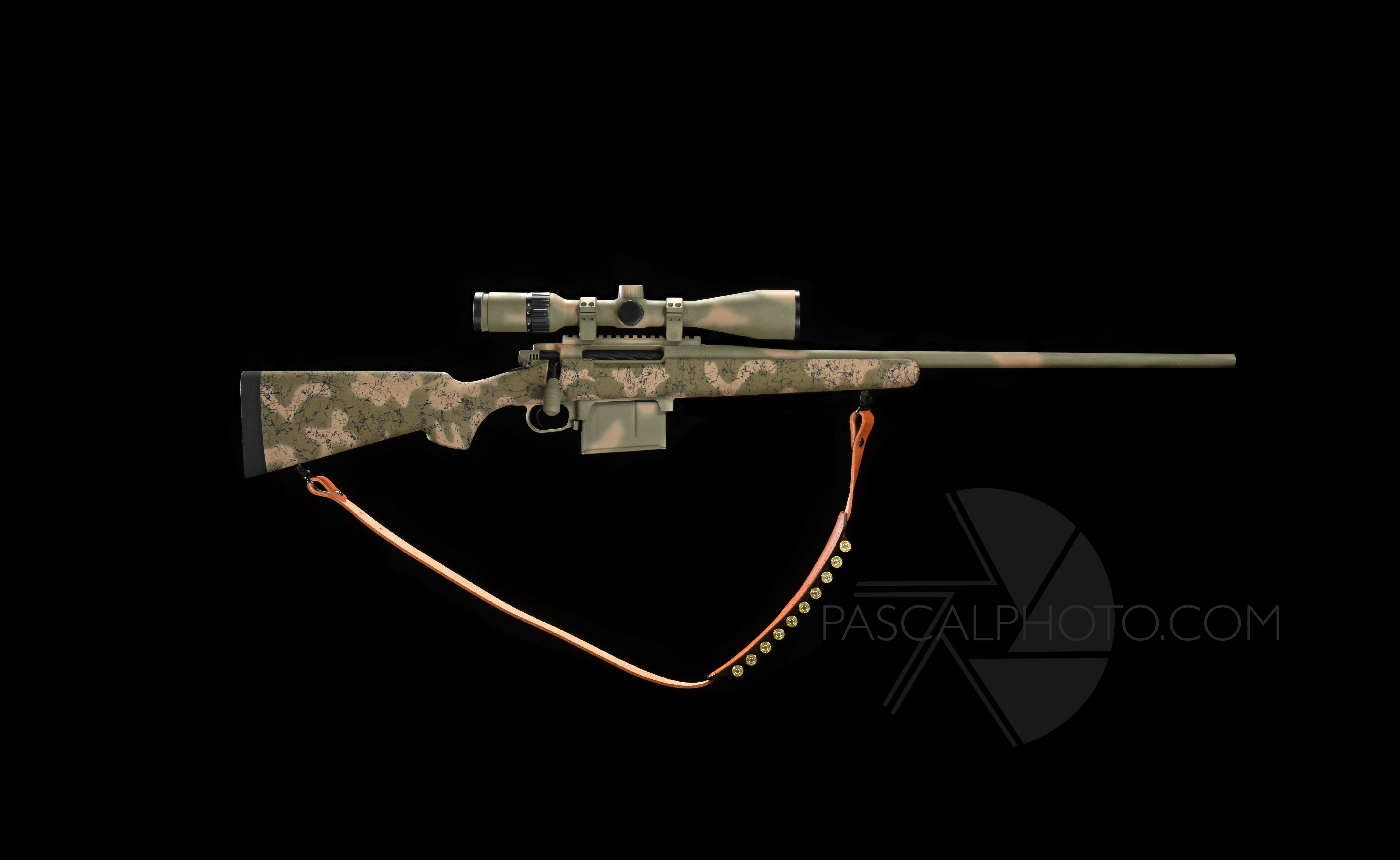 Custom 2 Color DLD Bolt Action Rifle | Cerakote