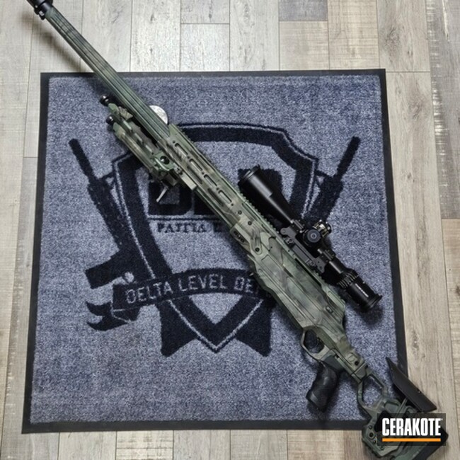 Custom Woodland 50 Bmg Rifle