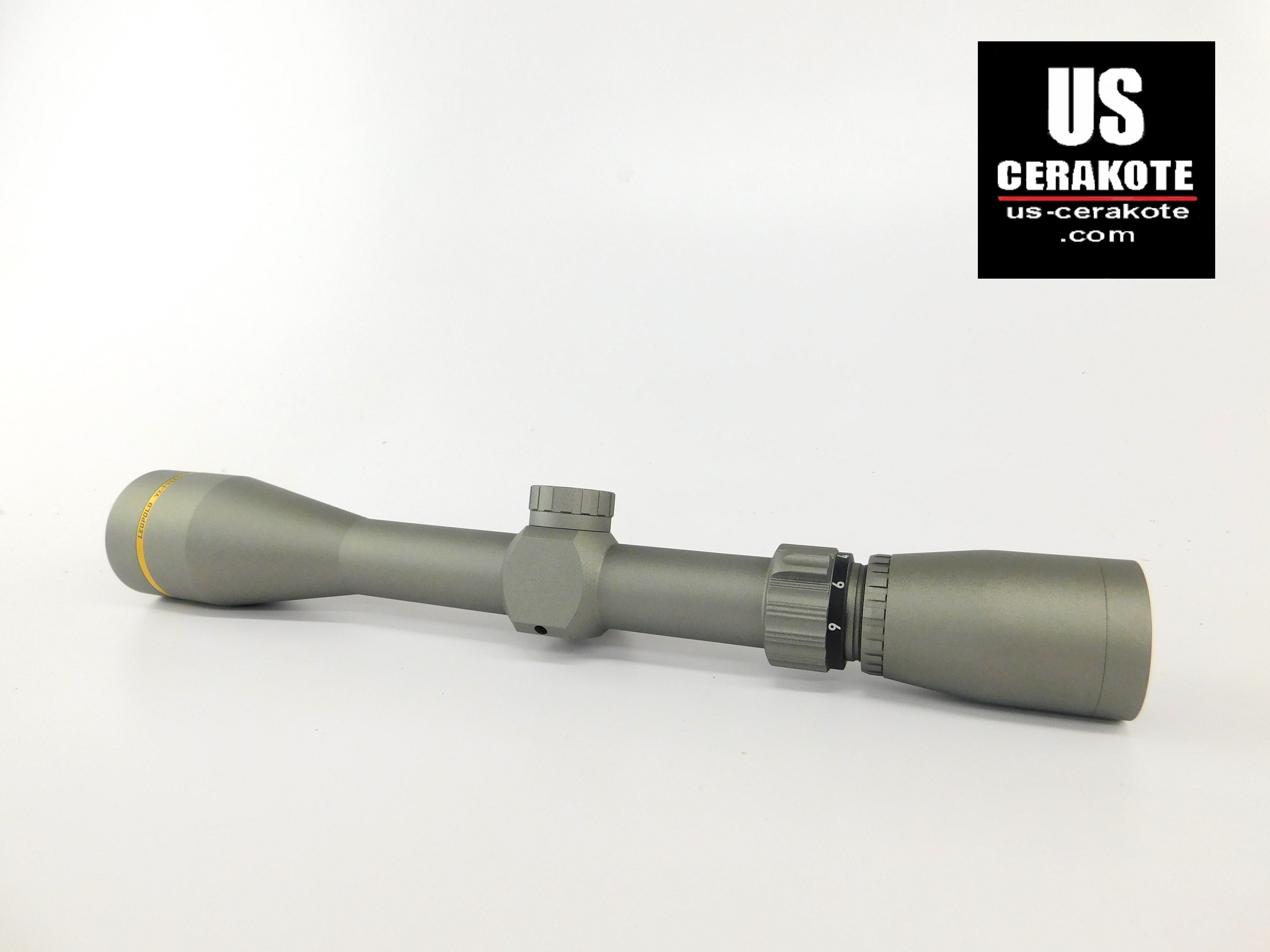 Leupold Scope Cerakoted in Gun Metal Grey | Cerakote
