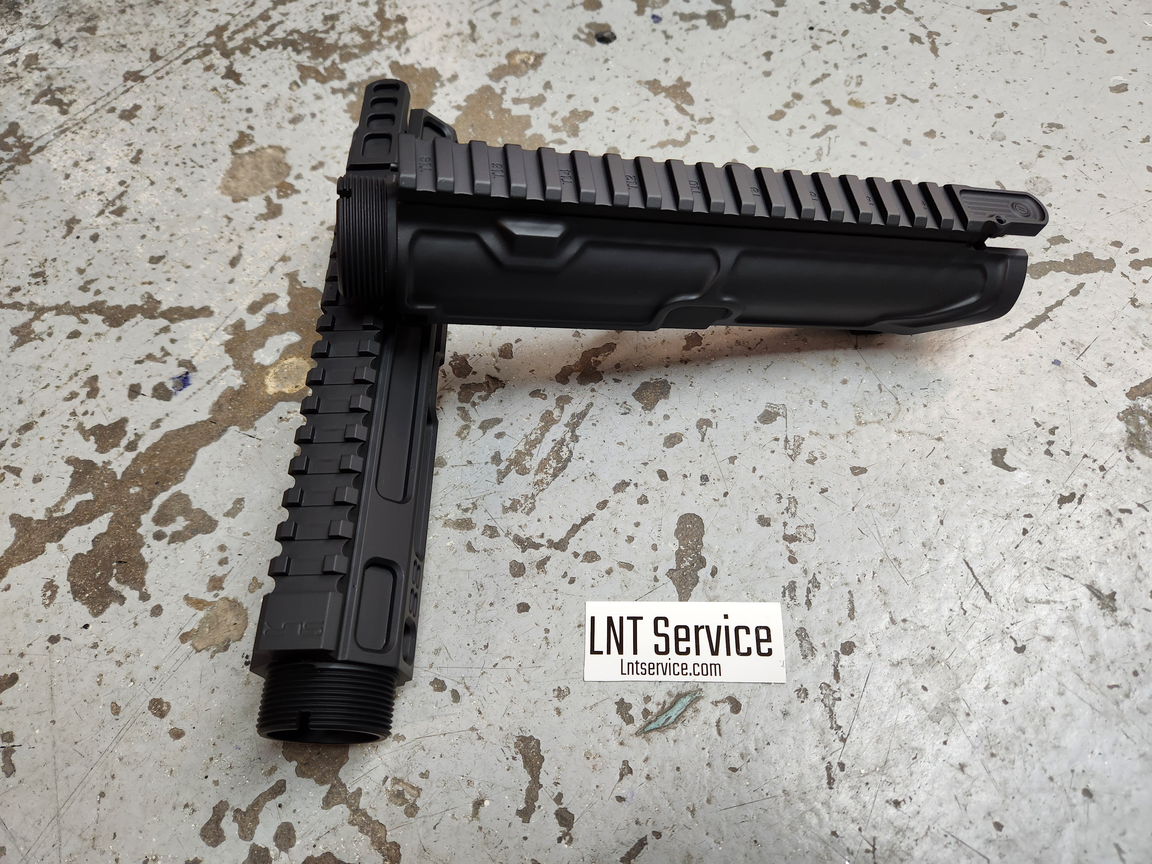 Upper Fixture Upper done in Graphite Black and Ar-15 Upper Receiver Fixture | Cerakote