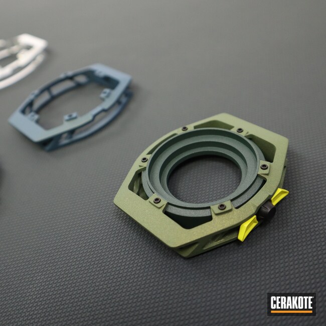 Powder Coating: Graphite Black H-146,SMOKED BRONZE H-359,CHARCOAL GREEN H-338,Consumer Electronics,Wearables,Prototype,Lemon Zest H-354,TEQUILA SUNRISE H-309,Watches,Shimmer Aluminum H-158,NORTHERN LIGHTS H-315,Crocodile H-360