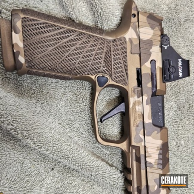 Fs Sabre Sand  , Midnight Bronze And Burnt Bronze P365 Camo