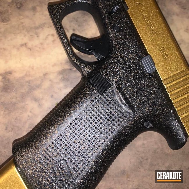 Glock 43x Gold | Cerakote