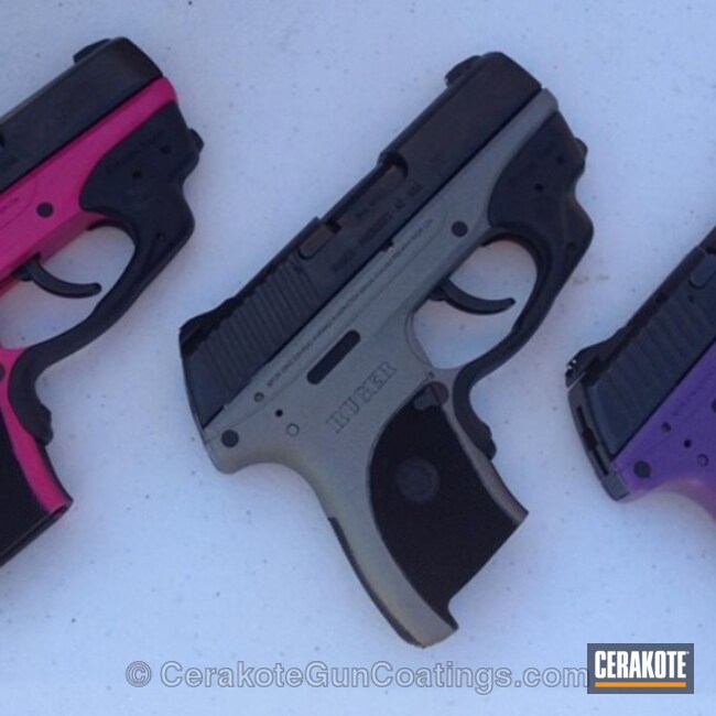 Cerakoted H-224 Sig Pink With H-217 Bright Purple And H-170 Titanium