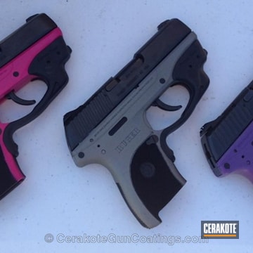 Cerakoted H-224 Sig Pink With H-217 Bright Purple And H-170 Titanium
