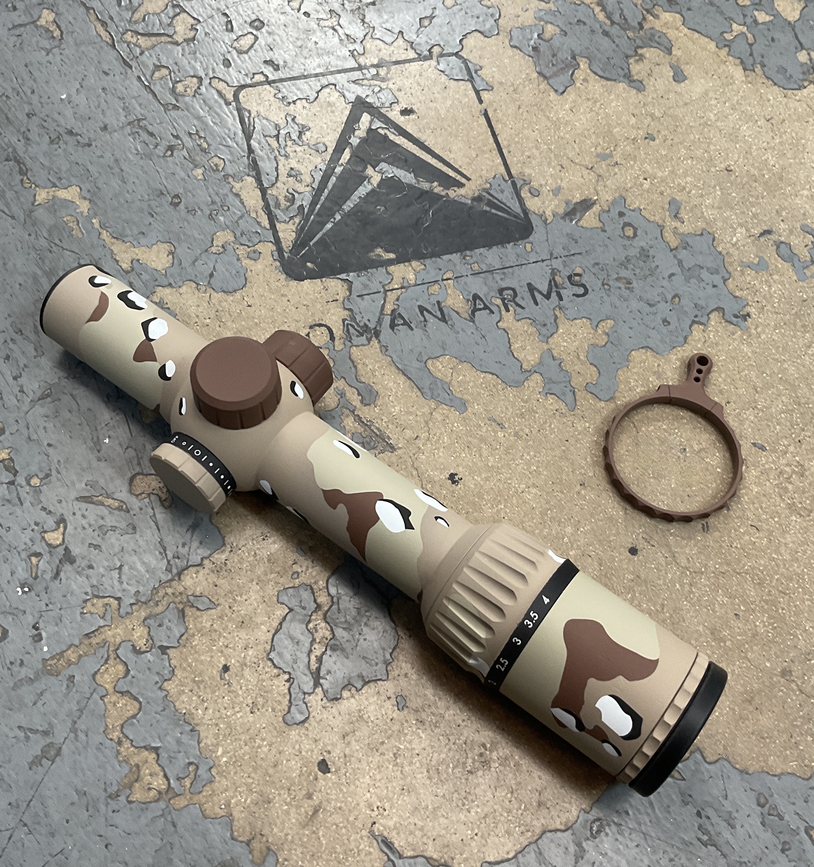 Chocolate-chip Optic done in a Benelli® Sand, Graphite Black and Desert ...