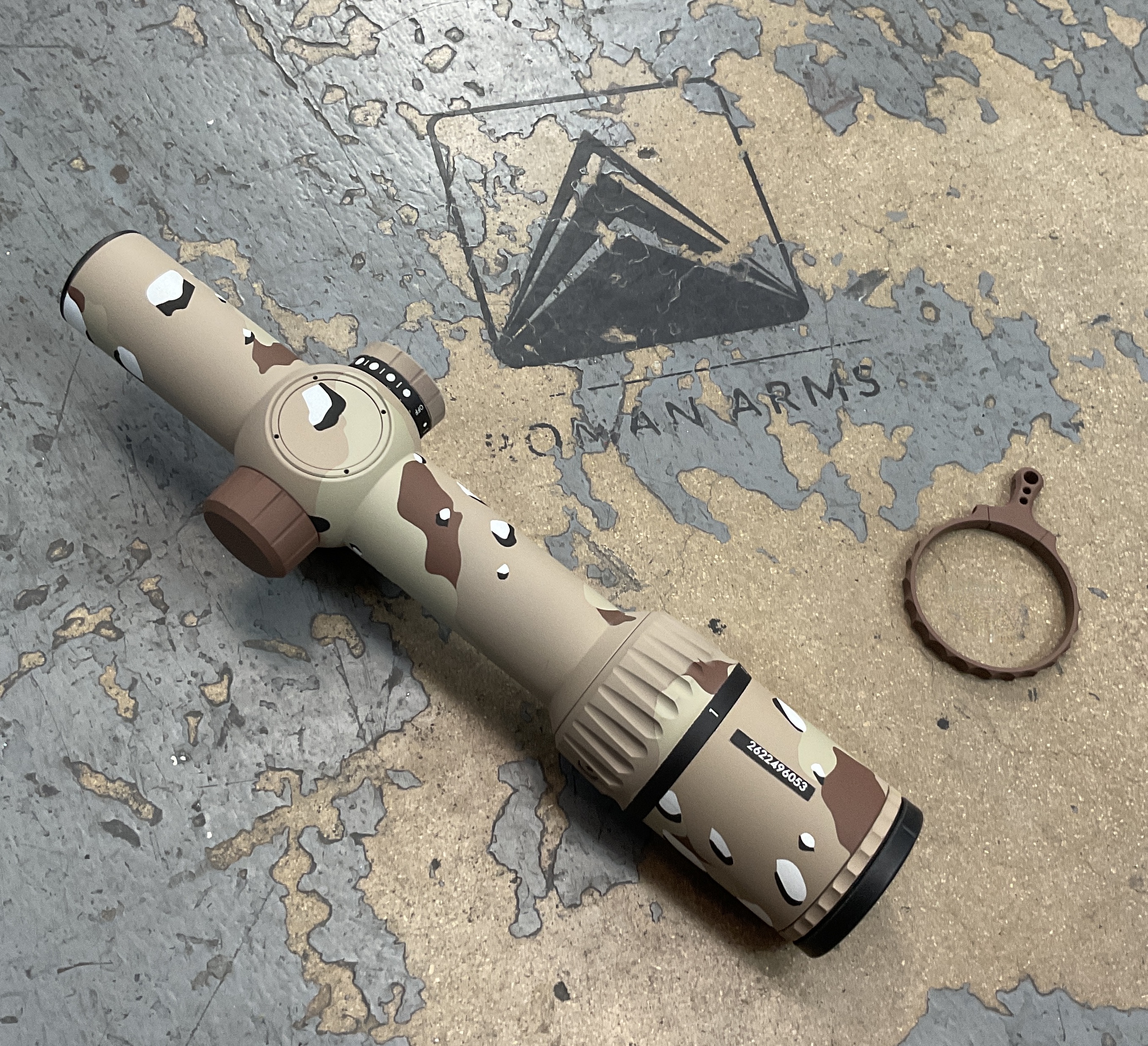 Chocolate-chip Optic done in a Benelli® Sand, Graphite Black and Desert ...