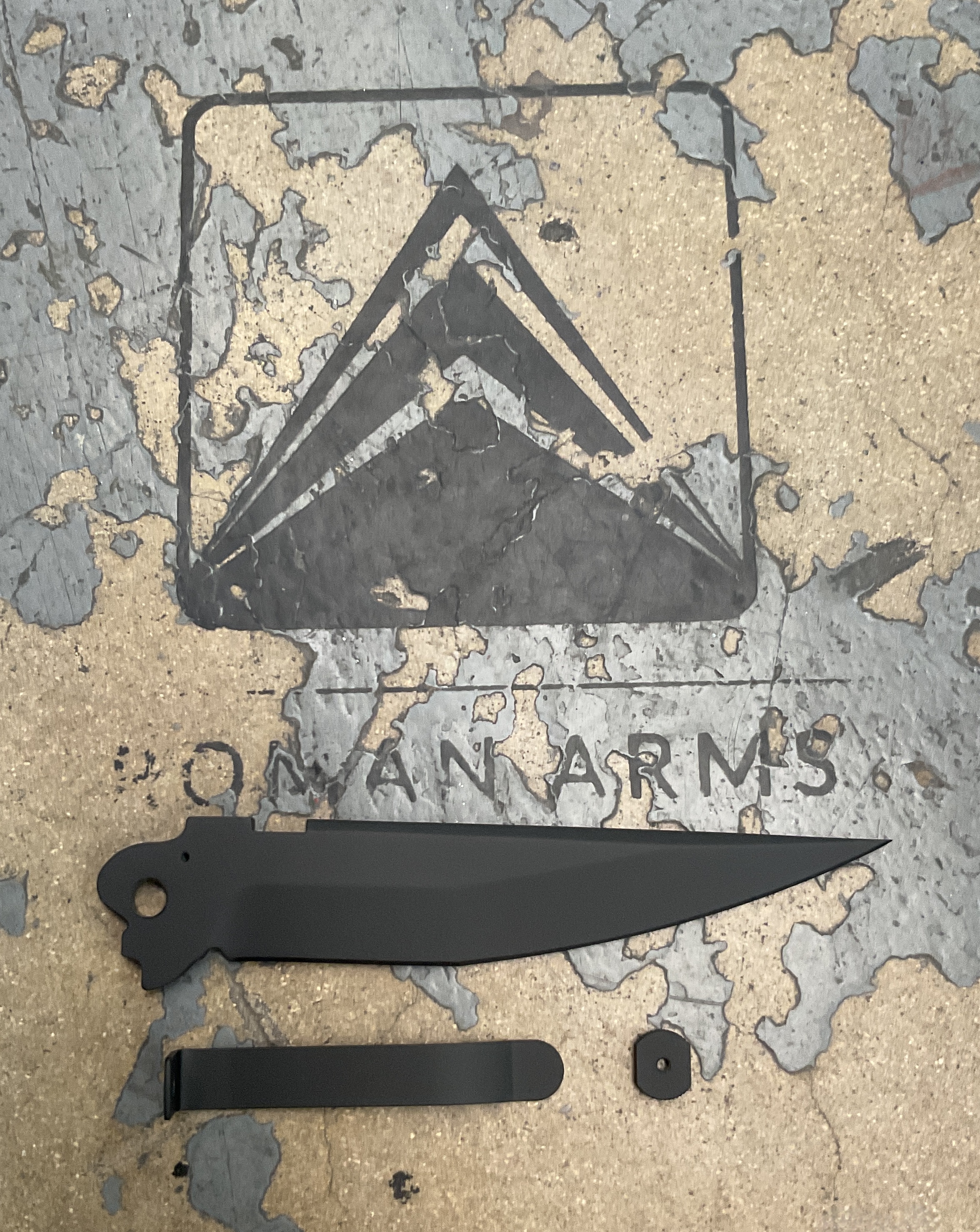 Knife Blade done in Graphite Black | Cerakote