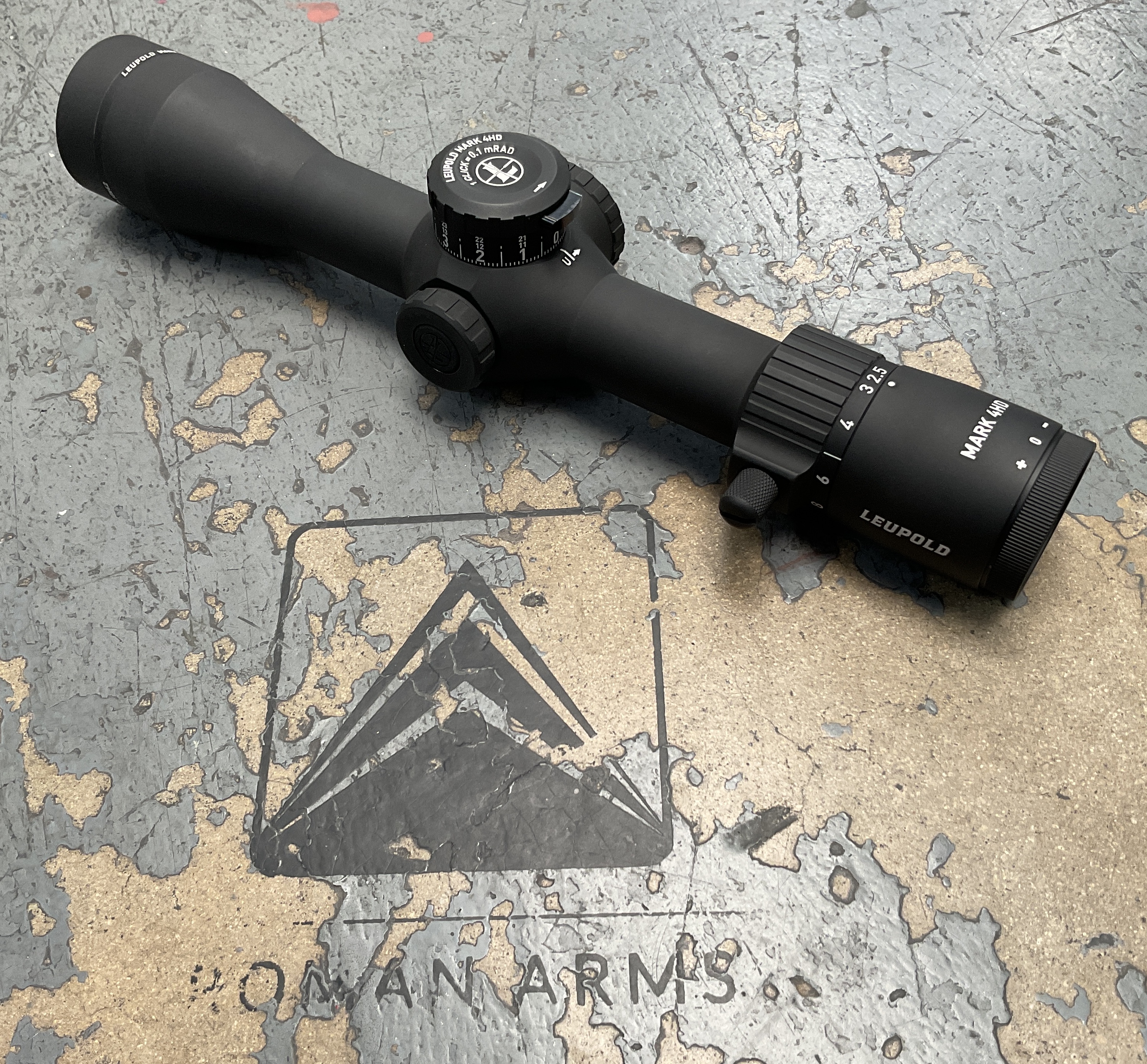 Leopold Scope finished with a Graphite Black Finish | Cerakote