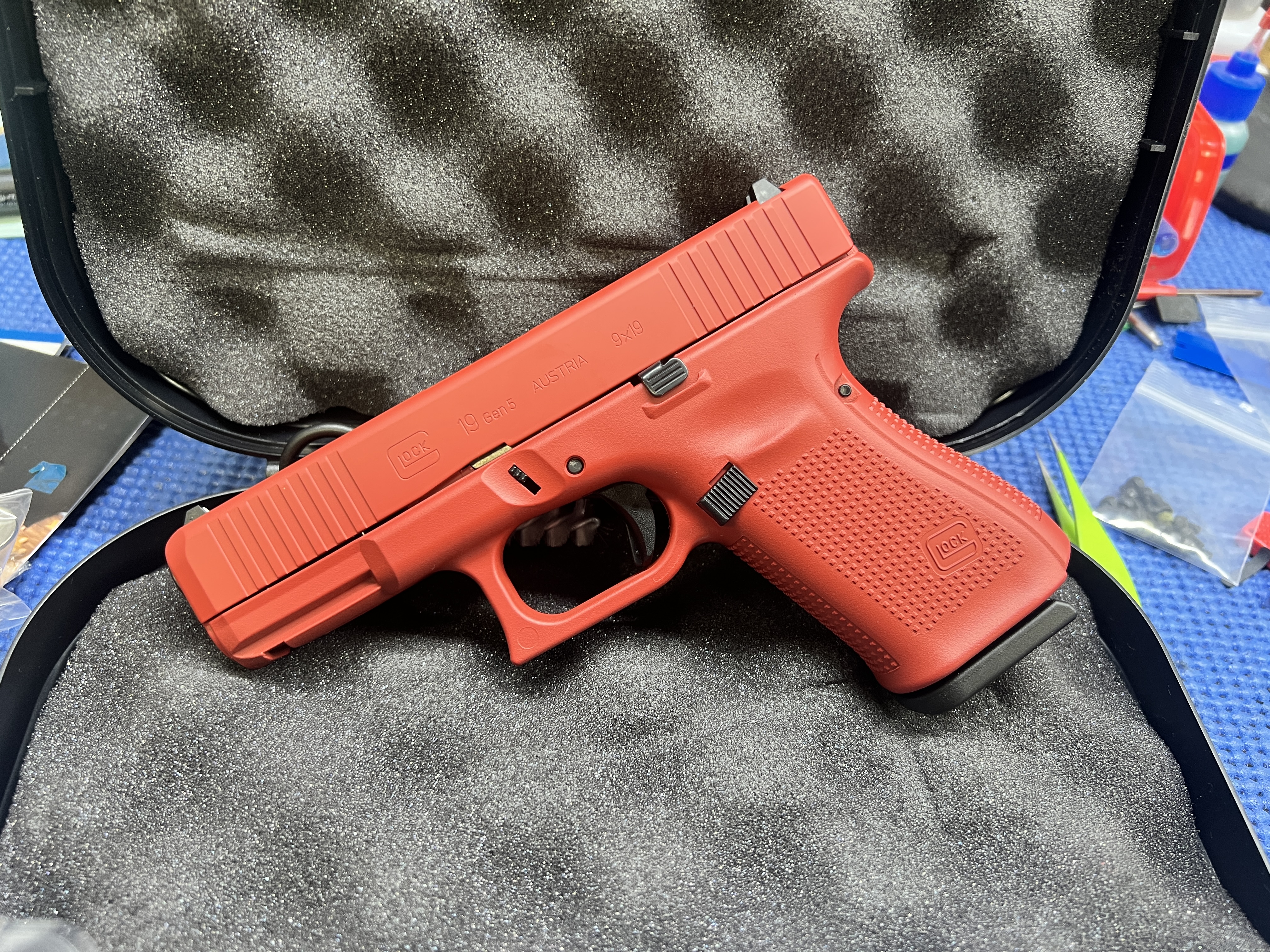Firehouse Red Glock 19 | Cerakote