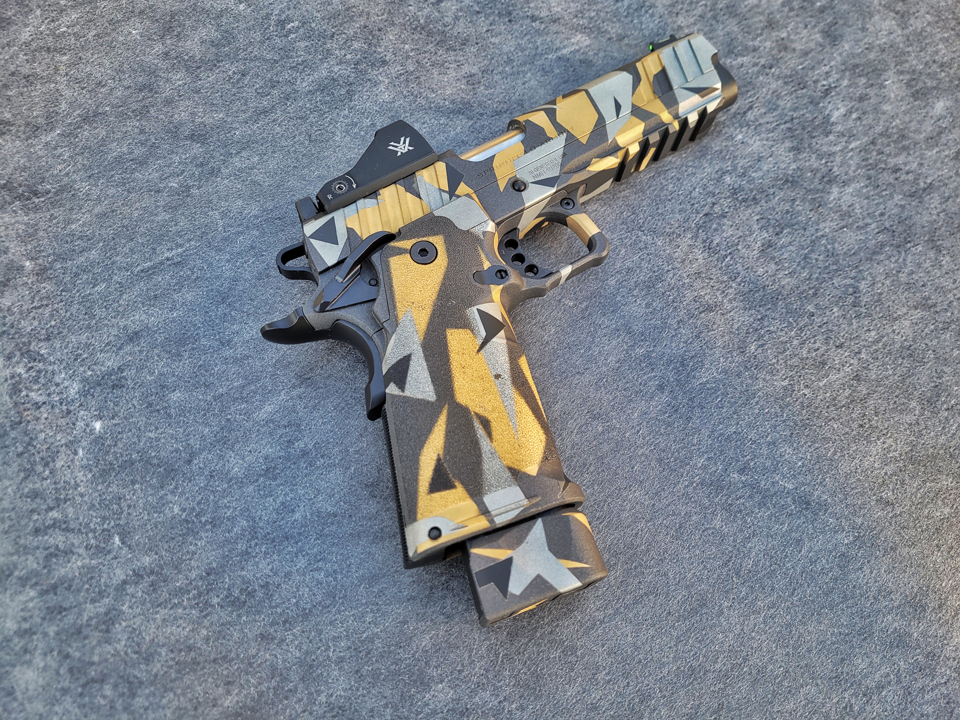 Splinter Prodigy in Shimmer Aluminum, Graphite Black, Cobalt and Gold ...